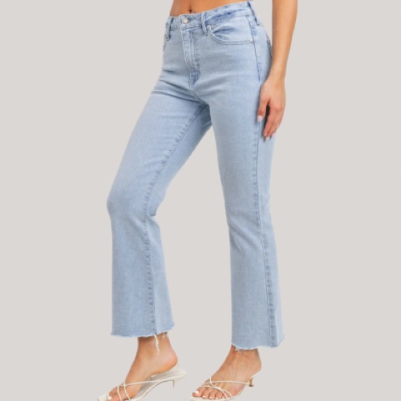 Just Black Denim U.S.A. HR Kick Flare Jeans - Picture 5 of 7